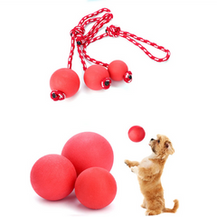 Rope Ball Dog Toy - Red - Extra Large | PET-RBT-RED05