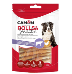 Camon Rolls with Chicken Dog Treats