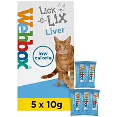 Lick e Lix Cream - Liver 5 Sachets | 2428