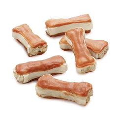Olivet Pet Dog Treat Bones - Chicken Wrapped Rawhide Chews (2 pcs, 110g)