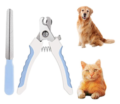 Pet Beauty Specialist Nail Clipper with File - Blue | PET-NC-BLU01
