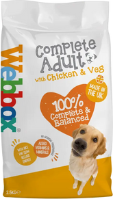 Webbox Complete Dog Food, Chicken & Vegetables 2.5kg | 2475