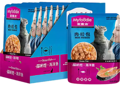 MyFoodie Cat Wet Food Pouch - Ocean Fish Flavor (85g) | MFD-CWF85-OF