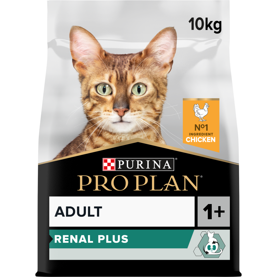 Purina Pro Plan Adult Renal Plus Chicken Cat Food 10kg | 205214