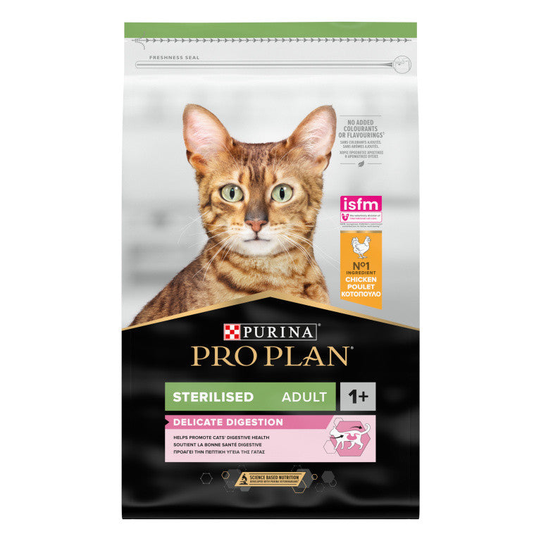 Pro Plan Sterilised Delicate Digestion Chicken Cat Food - 1.5kg | 205026
