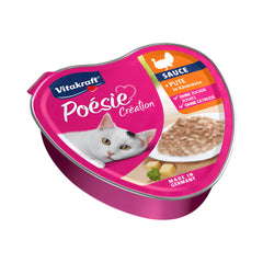 Vitakraft Poésie Création Adult Wet Cat Food with Turkey in Gravy 85g | P-CT-85G-T