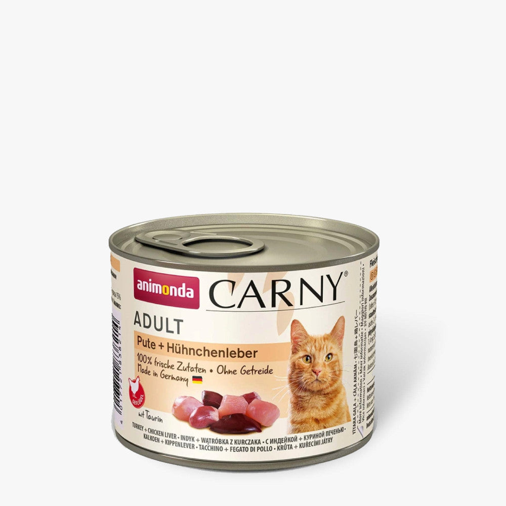 Animonda Carny Pate Adult Turkey + Chicken Liver - 200g | PT-HCH