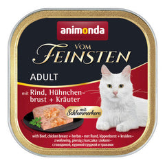 Animonda Pate Milkies Adult With Beef, Chicken Breast & Herbs - 100g | RND-HNCH-BR-KR
