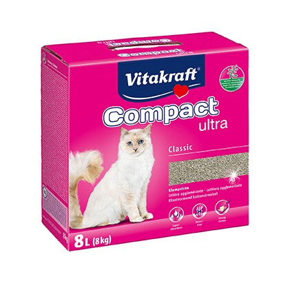 Vitakraft Compact Ultra Plus Cat Litter - 8 kg | 200836