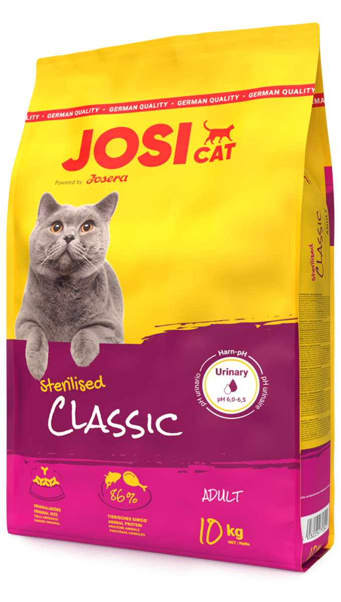 Josi Sterilised Classic 10kg Dry Cat Food