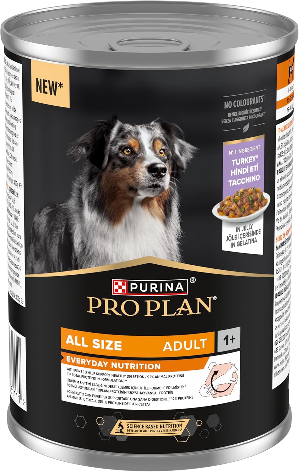 Pro Plan Everyday Nutrition Turkey in Jelly Adult Wet Dog Food 400g | 205207