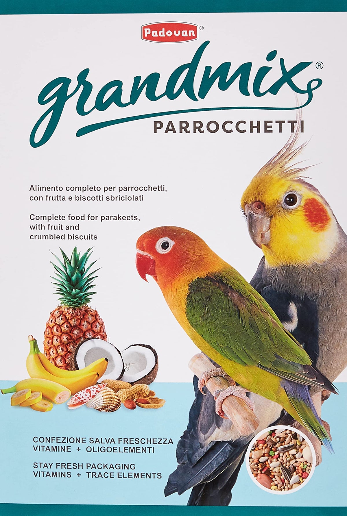 Grandmix Parrocchetti Food Mix for Parakeets 850g