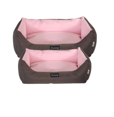 Petit Sofa Boston Pink / Brown