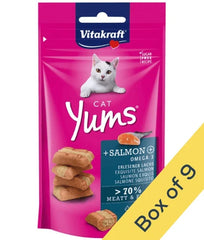 Vitakraft Cat Yums Soft Bites with Salmon & Omega 3