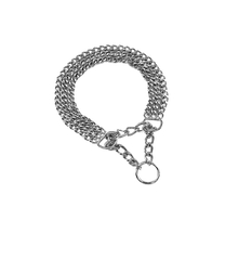 Nobby Three-Row Chain Choker Collar