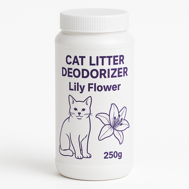 Cat Litter Deodorizer 250g - Lily Flower Scent - White | PET-CLT-WHT01