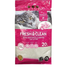 Fresh & Clean Clumping Cat Litter Baby Powder 20L | SA1170