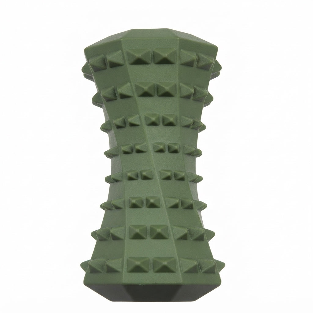 Prickly Dumbbell Squeaky & Chew Dog Toy | SW0189