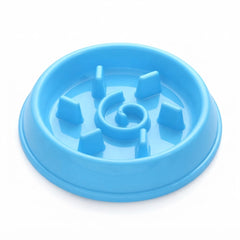Pet Slow Feeder Bowl Blue 22.5 × 22.5 × 4.5cm | TBL2228