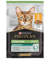 Pro Plan Sterilised Maintenance Chicken Wet Cat Food - 85g | 205038