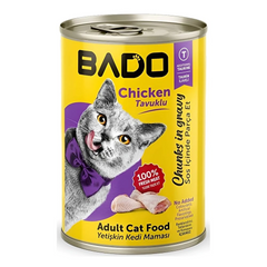 Bado Wet Adult Cat Food Chicken 400g | 9061225