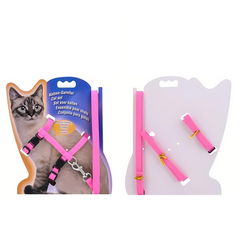 Göksum Petshop Cat Leash & Harness - Pink | PET-CL-PNK01