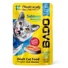 Bado Wet Adult Cat Food Chunks with Salmon | 9061423