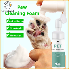 Pet Foot Cleansing Foam with Soft Brush - 150ml | PET-FC-150