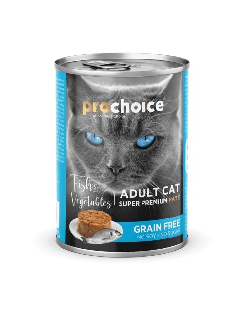 Prochoice Adult Cat Fish & Vegetables Pate 400 Grs | P3005