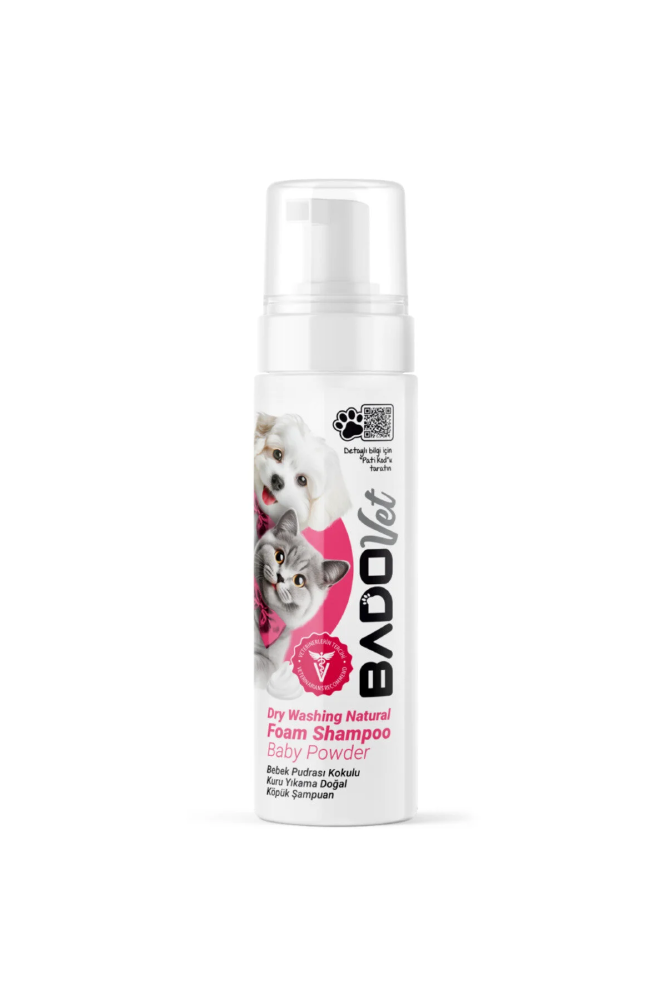 Bado Cat and Dog Shampoo Liquid Baby Powder 400 Ml | 60624