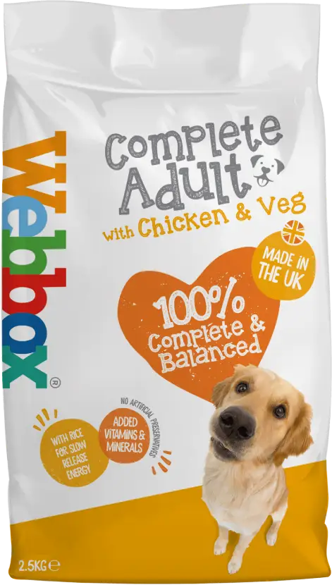 Webbox Complete Dog Food, Chicken & Vegetables 2.5kg | 2475