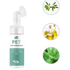 Pet Foot Cleansing Foam with Soft Brush - 150ml | PET-FC-150