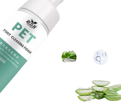 Pet Foot Cleansing Foam with Soft Brush - 150ml | PET-FC-150