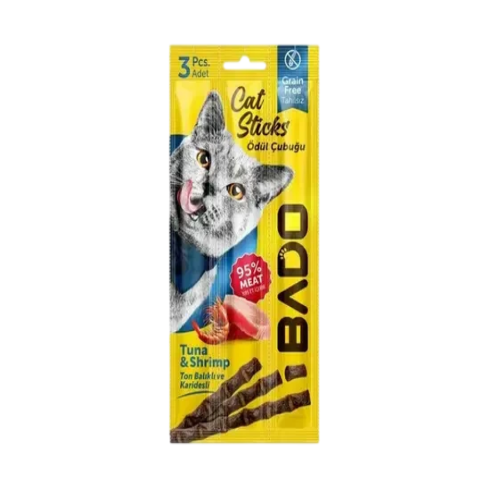 Bado Pet Treat Cat Stick Tuna & Shrimp 3×5 Gr | 60044