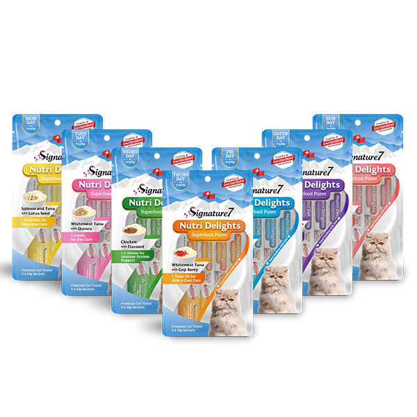 Signature 7 Nutri Delights Cream Sauce Variety Pack (7×3 Flavours) 15g - 0753692083775 | CRE011