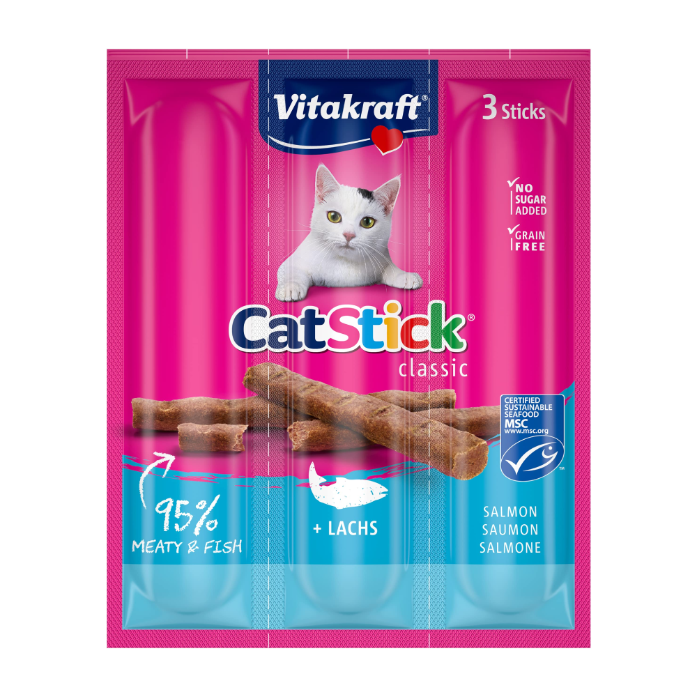 Vitakraft Cat-Stick Mini Salmon & Trout 18g | 200301