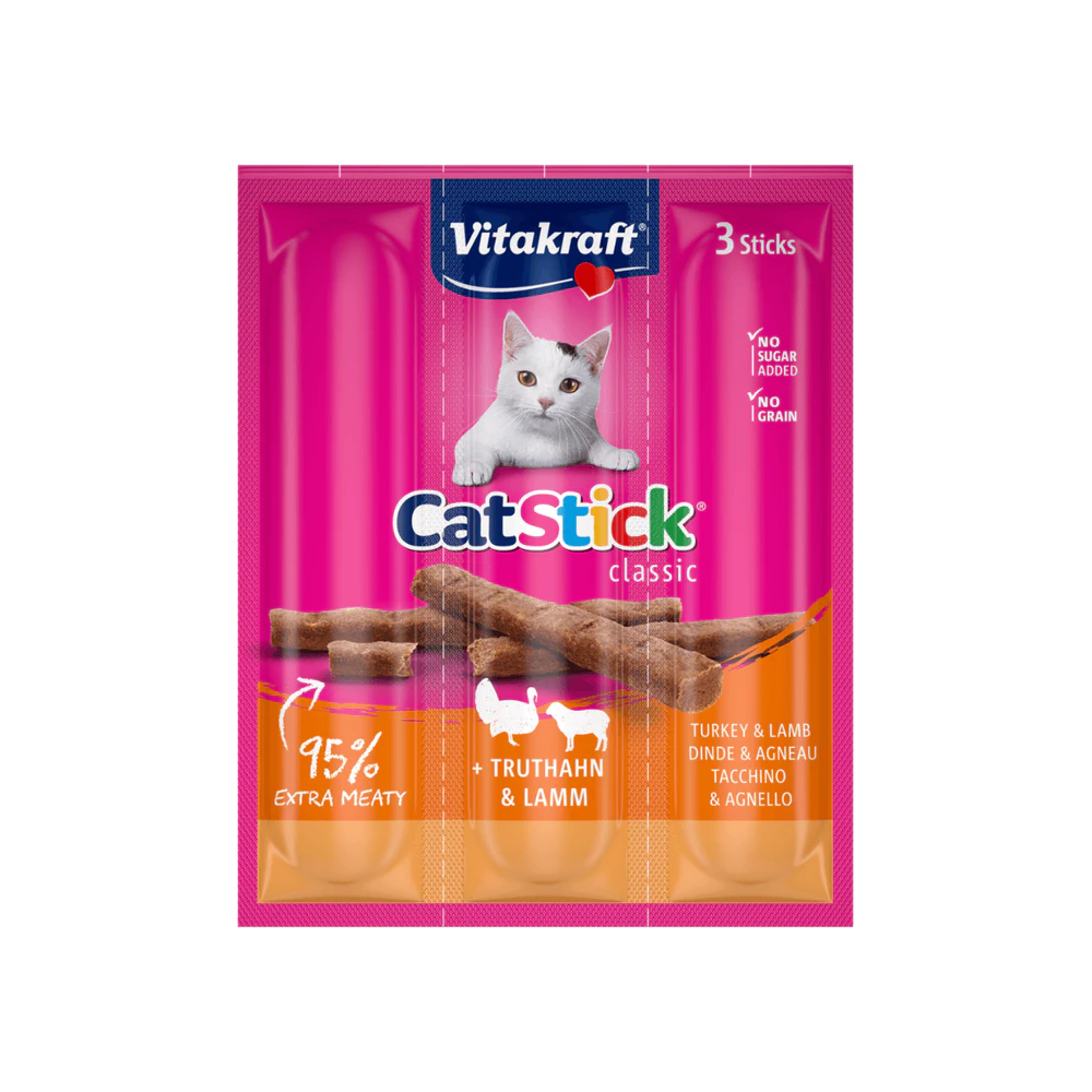 Vitakraft Cat-Stick Mini Turkey & Lamb 18g | 200302