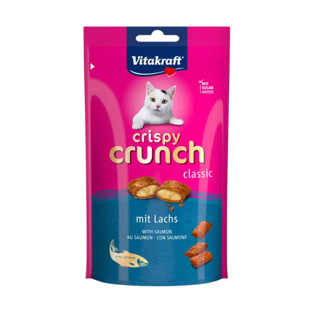 Vitakraft Crispy Crunch With Salmon Filling 60g | 200768