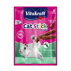 Vitakraft Cat-Stick Mini With Duck / Rabit - 18G | 200300