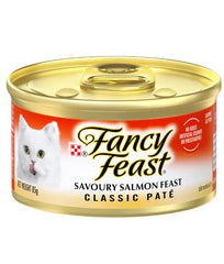 Fancy Feast Classic Pâté Savoury Salmon Wet Cat Food 85g | 206801