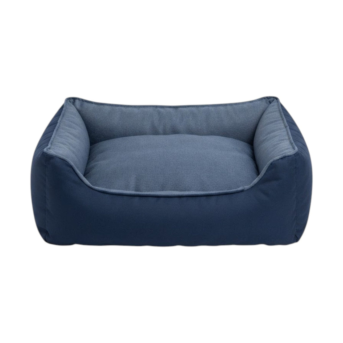 Soft Comfort Pet Bed Large 70 x 65 x 20cm - Navy Blue & Gray