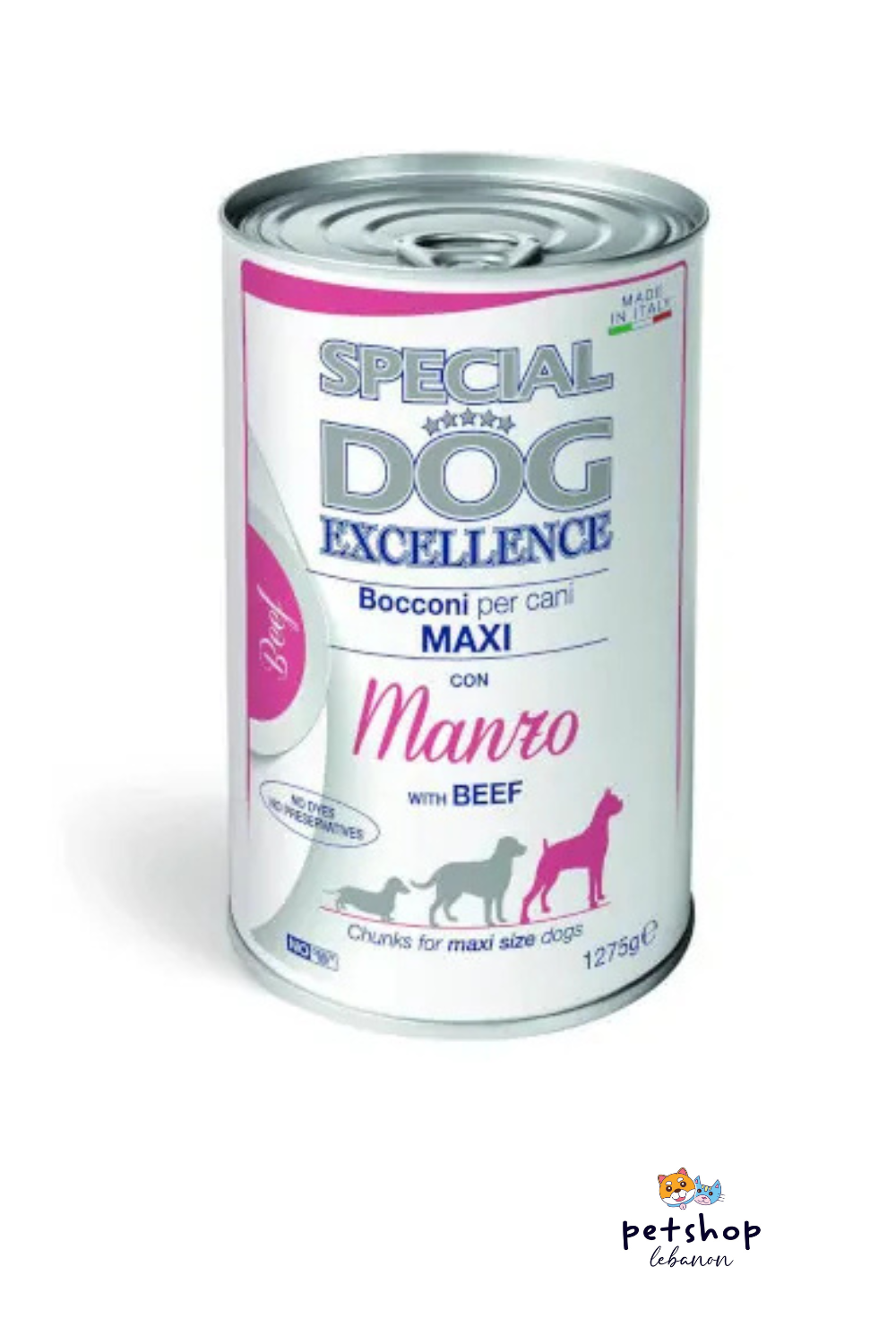 SpecialDog Excellence Maxi Beef Wet Dog Food 1275g | SPD-800947006035