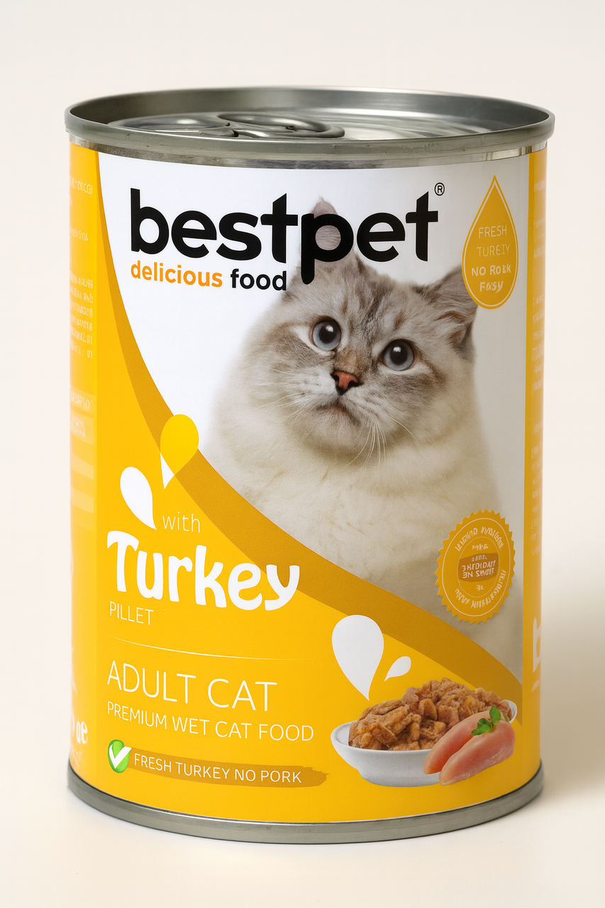 Bestpet Cat with Turkey in Gravy 400g | P0039
