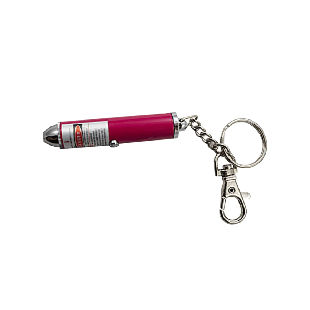 2-in-1 Laser Pointer Pet Toy - Pink | PET-LSR-PK
