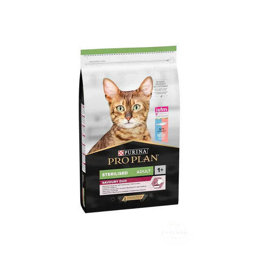 Pro Plan Sterilised Adult Savoury Duo Cod & Trout Cat Food - 3kg | 205027