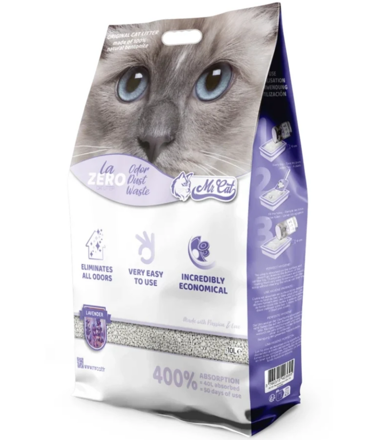 La Zero Lavender Cat Litter 400%