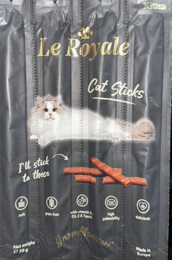 Le Royale Cat Sticks - Soft Grain-Free Treats - 20 g | LR-CS20